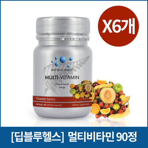 [딥블루헬스] 멀티비타민 90정 X6