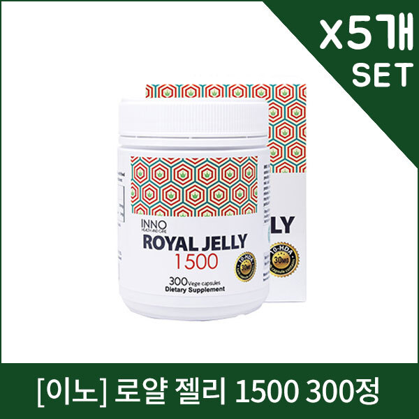 [이노] 로얄젤리 1500 300정 X5