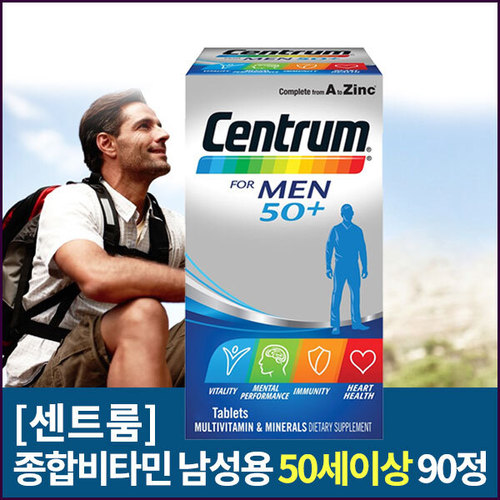 [센트룸] 종합비타민 남성용(50세이상) 90정