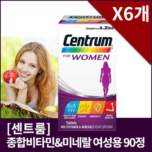 [센트룸] 종합비타민 여성용 90정 X6