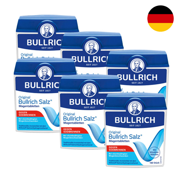 [Bullrich] 독일 불리히 소금 180정 6개